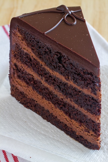 Triple chocolate cake